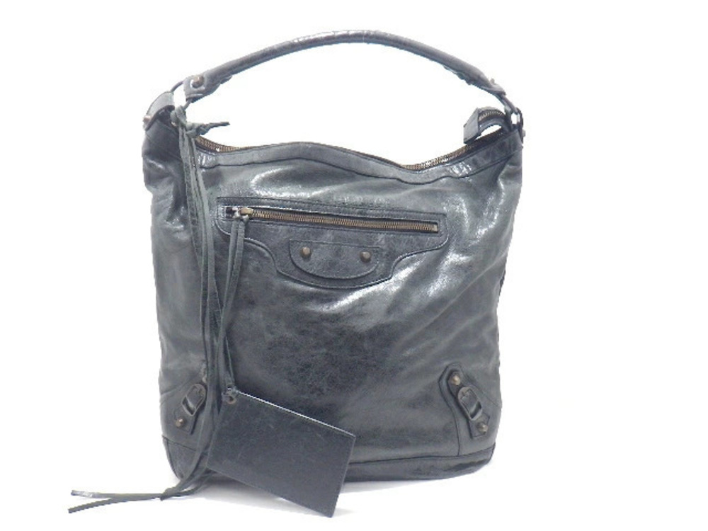 Balenciaga Bag Day the Calfskin Gray